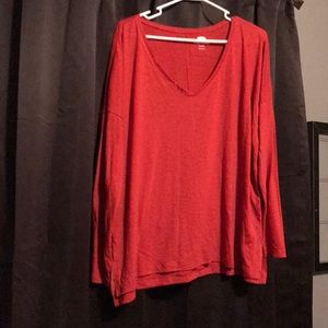 Super cute burnt orange v neck